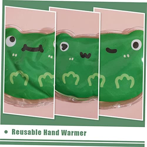 Toddmomy 4pcs Portable Cartoon Reusable Hand Warmer Fast Self-heating Small Outdoor Pocket Hand Warmers for Travel and Daily Use — view 2