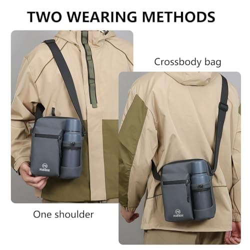 ChioSun Men's Shoulder Bag, Waterproof Water Bottle Messenger Bags(Grey) — view 6