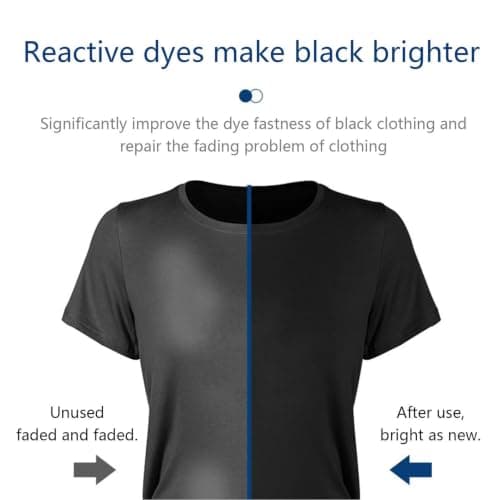 10-Piece Black Clothes Dye Fabric Color Restorer Textile Repair Kit — view 5