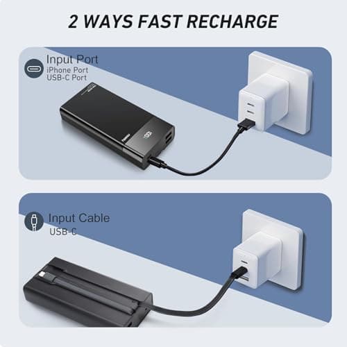 Miady Power Bank Fast Charging 20000mAh, 27W Portable Charger — view 6