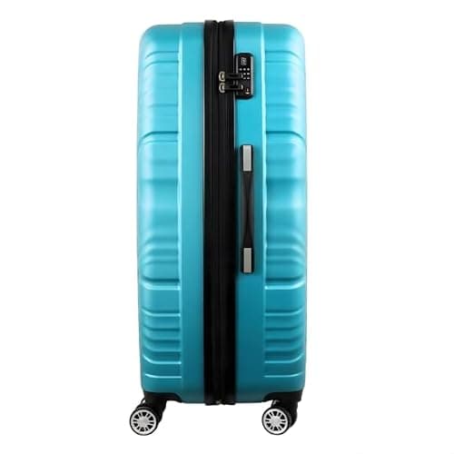 Set of 3 Pcs Luggage Hard Shell Suitcase, Teal, 20" 26" 28" — view 6