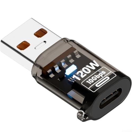 Lightweight USB C to USB A Adapter Travel(Yellow) — view 4