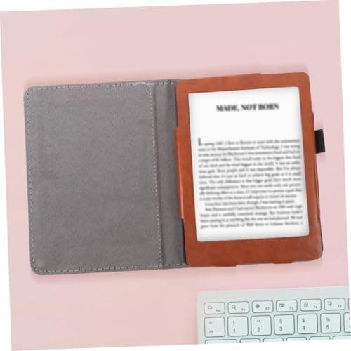 IWOWHERO Protective E-book Case for Electronic Reader Edition 2 Genuine Leather Cover Reader Protective Sleeve for Daily Use Compatible E-readers — view 5
