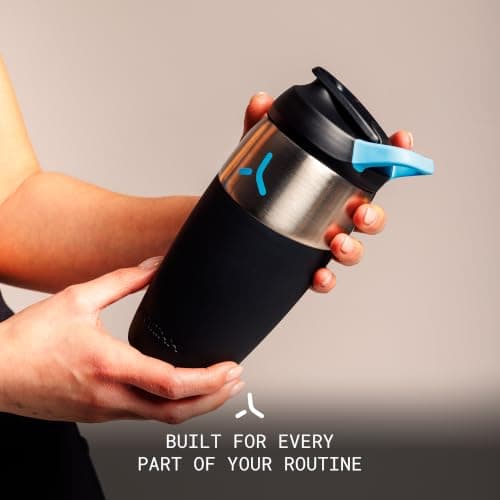 PROMIXX Pursuit Stainless Steel Shaker Bottle 760ml, Black — view 2