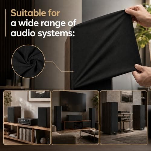 Acoustic Speaker Cloth Fabric Speaker Grill Cloth Acoustic Fabric Material — view 5
