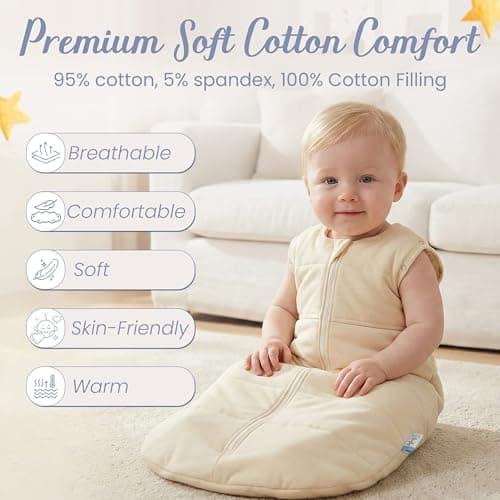 DandyLion Baby Sleeping Bag 2.5 TOG | Sleep Sack & Swaddle 3-12 Months — view 4