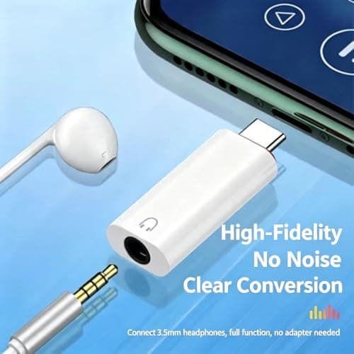 Wiffe Headphone Adapter on USB C Devices, Whitehead — view 4