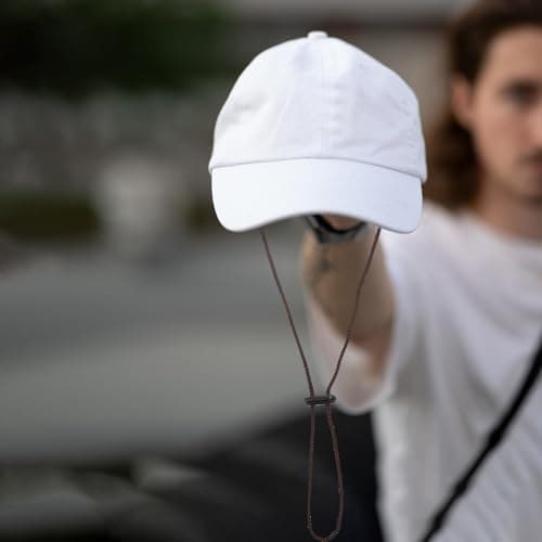 Adjustable Multi-function Hat Clips 2pcs Anti-lost Strap Brown — view 5
