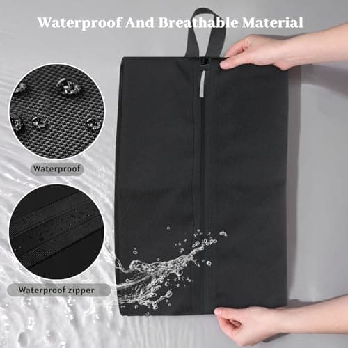 Shoe Bags for Travel, Multifunctional Storage Bag, Waterproof, Dustproof,Organize Shoes, Clothes, Cosmetics, for Both Men and Women,16.5 × 9.8 Inches — view 5