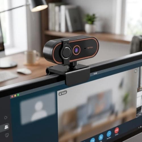 HD USB Web Camera with Built-in Mic Noise Reduction — view 6