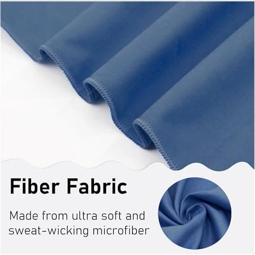 Lepat Microfibre towel, Ultra Lightweight Gym Towel, Super Absorbent Compact Camping Towel, Quick Dry Microfiber Towels for Sports Hiking Travel Camping Beach Swimming (Navy Blue, 40 * 80cm) — view 5