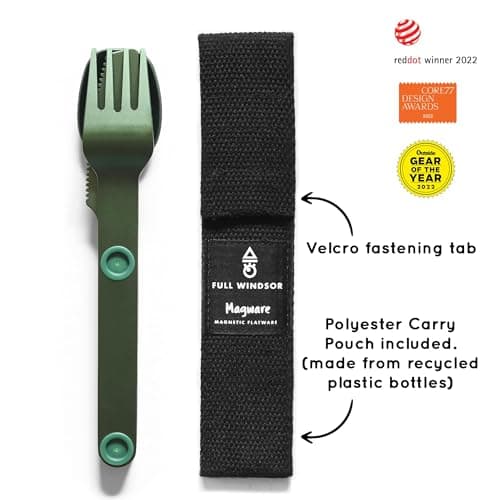 FULL WiNDSOR - MAGWARE Magnetic Travel Camping Cutlery Utensils Set — view 2