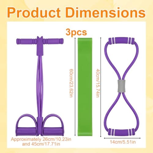 Resistance Band Women, Resistance Bands with Handle, Full-Body Strength Training at Home, Portable Workout During Travel — view 2
