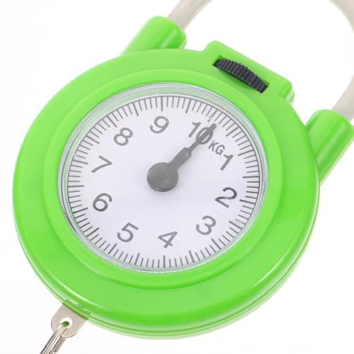 Gatuida Portable Luggage Scale Spring Scale for Suitcase Lightweight Manual Weighing Tool with Hook Compact Design for Travel Baggage Outdoor Use — view 3