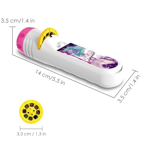 Pup Go 2-Pack Mermaid & Unicorn Torch and Projector for Girls Age 3 4 5 6 7 — view 4