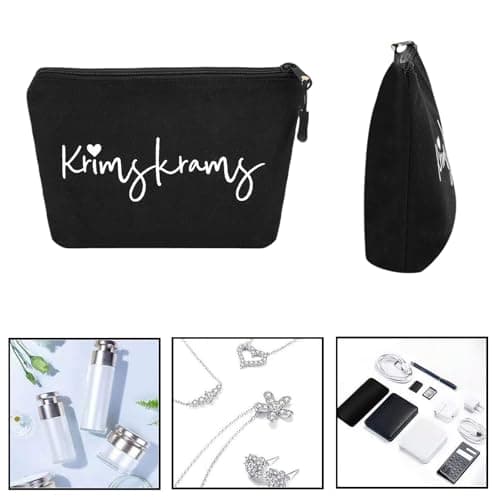 Multifunction Cosmetic Bag Light Weight Portable Canvas Makeup Organiser Storage Pouches for Modern Daily and Travel Use Oversized Craft Storage Pouches — view 2