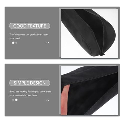 SHINEOFI Light Comfortable and Carrying with Spacious Compartments for Stand Bag Tripod Carrier Nylon Material Weekend Photography Equipment Suitable for Outdoor Travel Trips — view 3