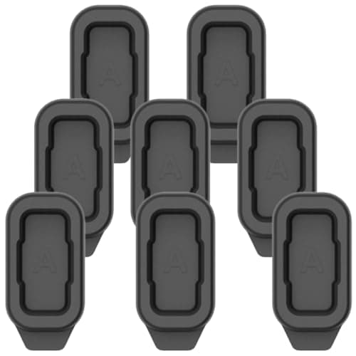 Healeved Watch Charger Port Silicone Dust Covers 8 Pack Compatible with Coros Pace Smartwatch for Sports and Travel