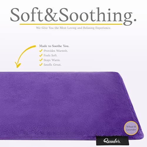 Wheat Bags Microwavable - Purple - Heating Pad for Pain Relief — view 2