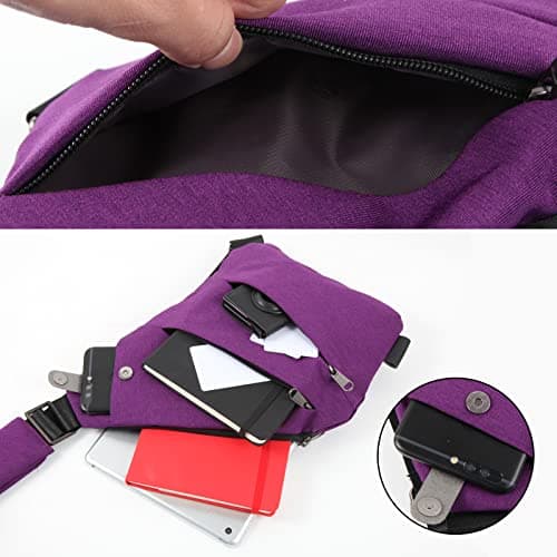 Ovecat Unisex Anti Theft Sash Sling Crossbody Bag — view 2