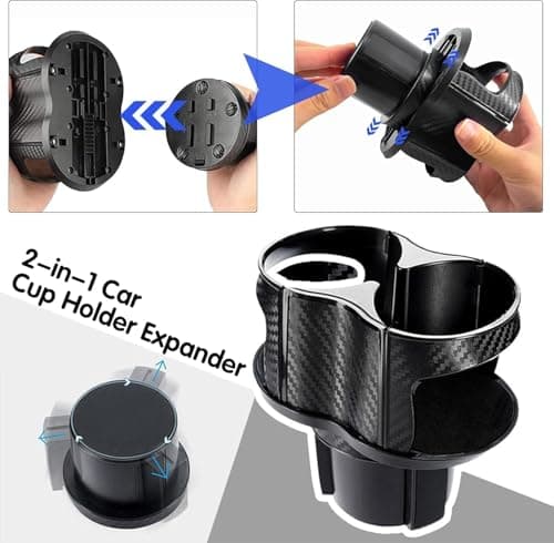 Xygobla 2 in 1 Universal Car Cup Holder Expander — view 5