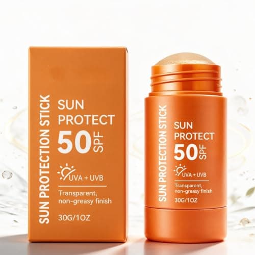 SPF 50 Sunscreen Stick for Face Body 30g - Invisible Waterproof Travel Size