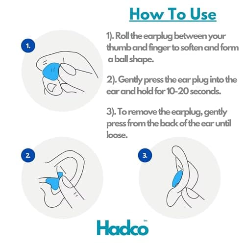 Disposable Silicone Ear Plugs for Sleeping – One-Month Supply (16 Units), Mouldable Waterproof Earplugs for Noise Reduction, Sleep, Travel, Study & Swimming — view 6