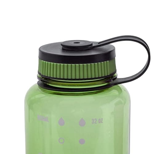 Smash 1 Litre Screw Cap Wide Mouth Water Bottle with Water Markings,Green — view 4