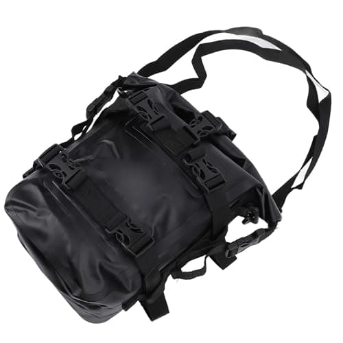Sonew Motorcycle Saddle Bag with -Slip Design & Large Capacity Storage for and Street Bikes Orange (Black) — view 3
