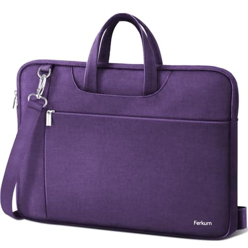 Ferkurn Laptop Bag Case for Women Men Messenger Briefcase, 17 17.3 inch