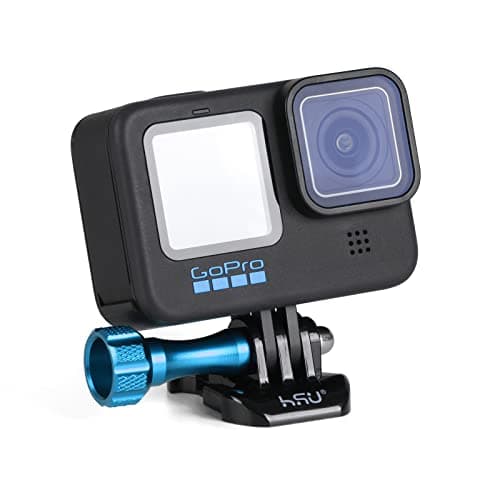 HSU 3PCS Aluminum Alloy Thumbscrew Set for Action Camera Accessories (Blue) — view 3