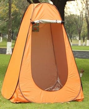 HYGRAD ® Portable Instant POP Up Tent Camping Toilet Shower Changing Single Room Privacy Travel Tent With Bag (Orange) — view 2