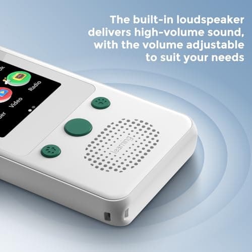 TIMMKOO MP3 Player for Kids, 2.4" Touch Screen MP3 Players with Bluetooth, 65H Playback Portable Music Player with Speaker, Support TF Card Up to 128GB — view 6