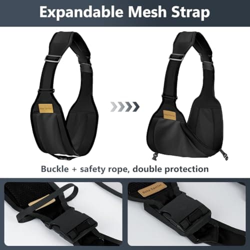 AOOWU Baby Carrier, Toddler Carrier Side, Baby Sling Carrier, Baby Wrap Carrier with Adjustable Shoulder Straps, Child Sling Baby Side with Shoulder Strap, Baby Sling for Newborns to Toddlers — view 3