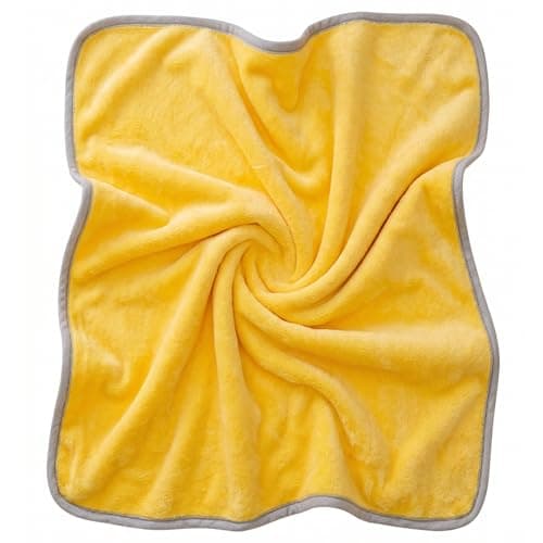 Calming Yellow Dog Blanket, Soft, 28X20In, Calming Blanket For Dogs