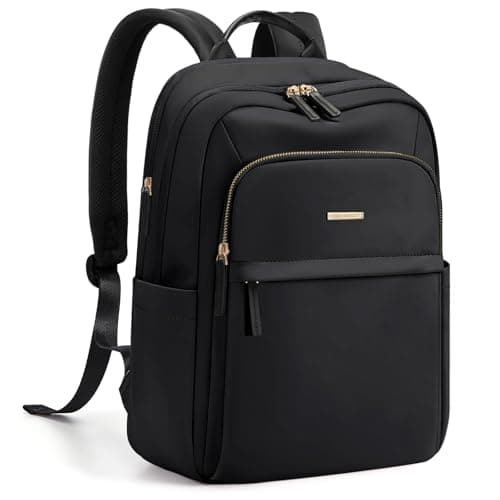 GOLF QUALITY Travel Backpack for Women Waterproof Carry On Bag Business Weekender Hiking Multilayer Laptop Bag,16 Inch, Upgrade-black, 16 Inch