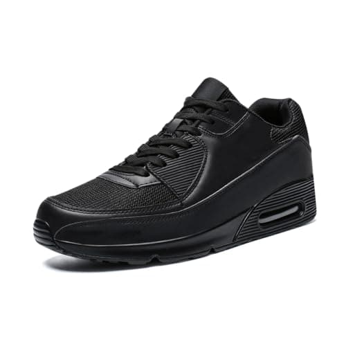 Padgene Men Women Running Shoes Sports Trainers Breathable Lightweight Sneakers Air Cushion Low Top Footwear Waking Fitness Lace up Shoes for Walking Gym Jogging Fitness Athletic Casual