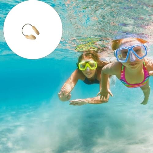 6Pcs Unisex Swimming Nose Clip Iron Wire Silicone Nose Guard Pegs For Adult Kid Swimming Training Snorkeling Diving Travel Clip — view 2