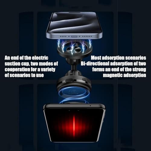 Suction Cup Phone Mount Adjustable Solar Powered Smartphone Holder — view 2