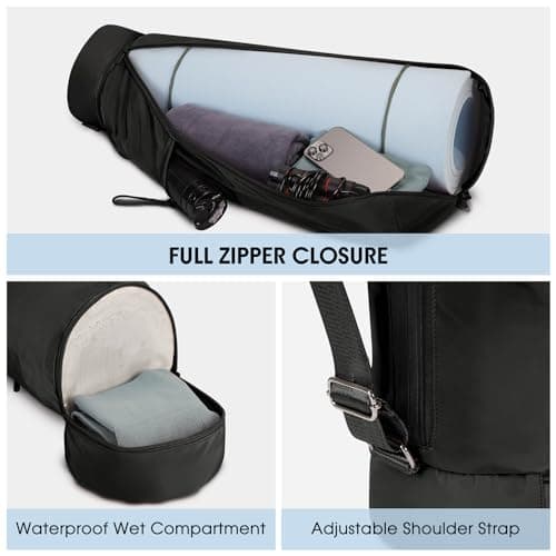 sportsnew Yoga Mat Bag Full Zip Pilates Bag with Adjustable Carring Strap — view 4