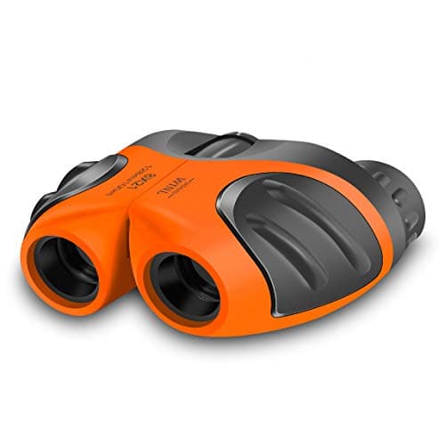 Best Toys for 4-9 Year Old Boys,JRD&BS WINL Toys Binoculars For Kids,8x21 Compact Telescope Boys Gifts 10 Years Old to Wildife and Theater,Gifts for Girl 8 Year Old(Orange)