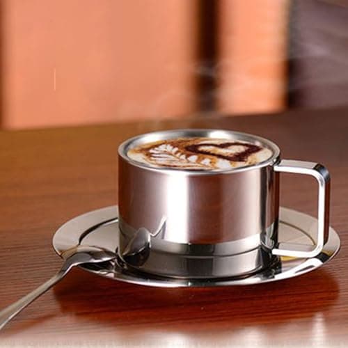 Stainless Steel Cups 200ml Spill Proof Double Wall Stainless Steel — view 3