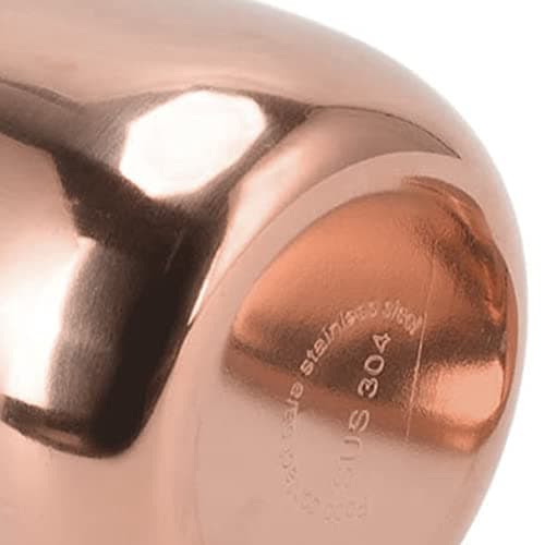 Ejoyous Stainless Steel Condiment Pot with Lid, 3in (Rose Gold) — view 5