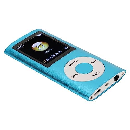 Yinhing 128 Gb MP3 Music Player budget-friendly Portable MP3 Player with Built in Battery Slim .8 LCD Screen Supports TF Card Lightweight Design Multi Color Options for Students and Audiophiles (Blue) — view 4