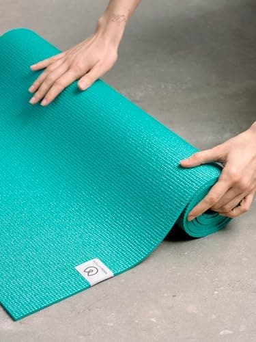Yogamatters Sticky Yoga Mat - Original | Non-Slip | Workout Exercise Gym | (Teal) — view 4