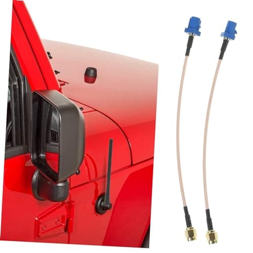 2pcs Auto Antenna Adapter Cable Rg316 50 Ohm Copper Wire — view 3