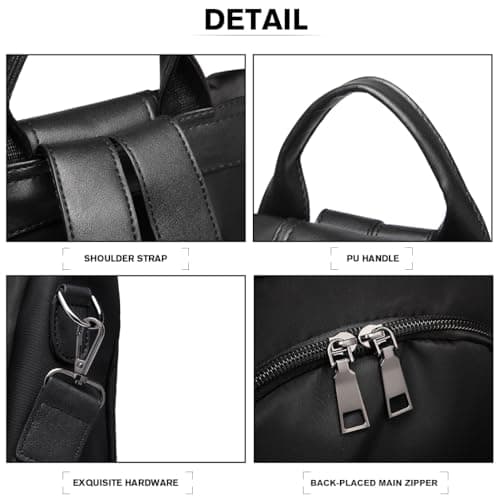 Miss Lulu Backpack Womens, Anti-Theft PU Rucksack Bags for Ladies — view 3