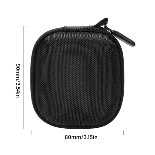 Shaver Case with Lightweight Storage Pouches, on the Go, Black — view 3
