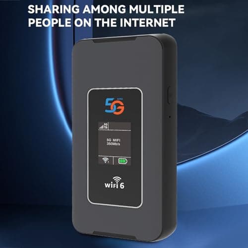 Tbest 5G Mobile Hotspot with 8000mAh Battery — view 5