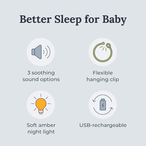 Yogasleep Hushh Portable White Noise Sound Machine for Baby, 3 Soothing Natural Sounds with Volume Control, Compact Size, Noise Canceling for Sleep Aid, Office Privacy, & Meditation, Registry Gift — view 2